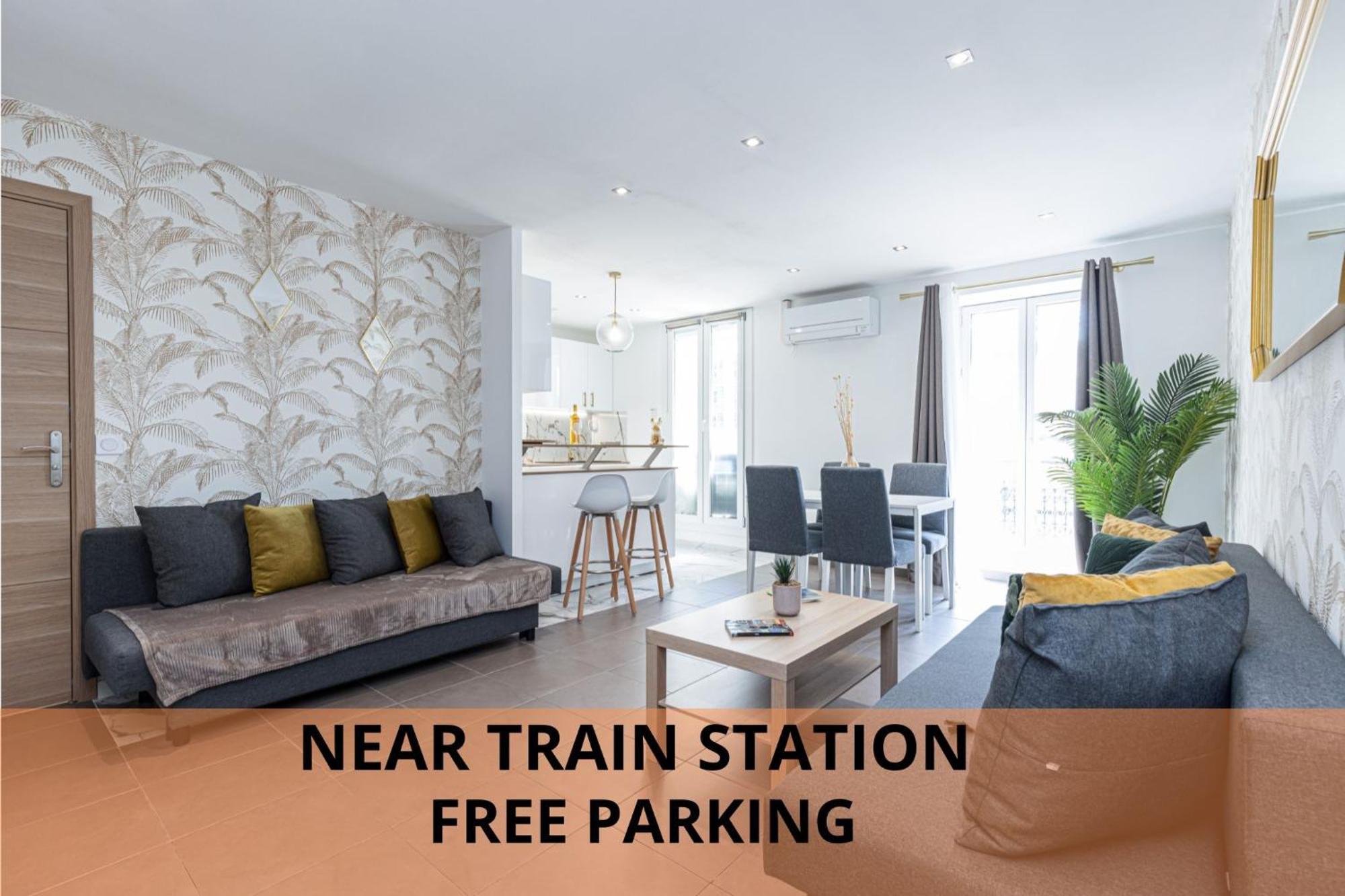 La Casa Reine Jeanne- Central Pres De La Gare - Wifi - Parking - Neuf Et Confort Ница Екстериор снимка